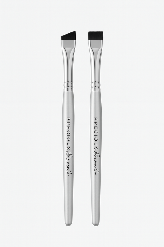 Chrome Dual Brush Set