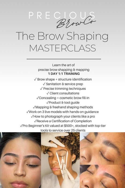 1 Day 1:1 Brow Shaping Masterclass
